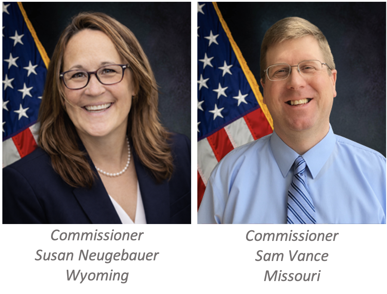 Wyoming and Missouri Appoint New Commissioners